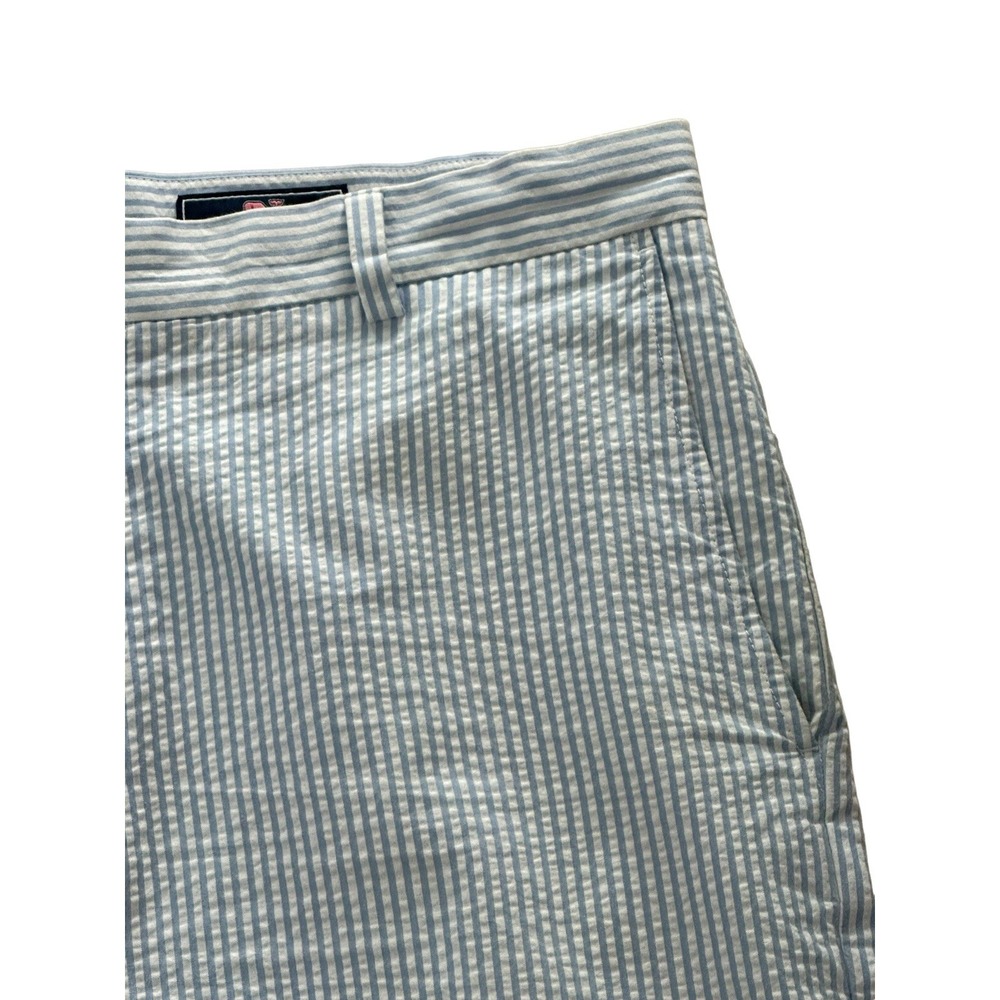 Vineyard Vines Mens Shorts Blue Striped Seersucker Cotton Breaker Cotton 38 (40) - Picture 3 of 7